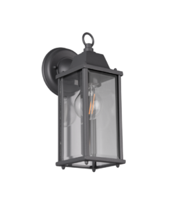 Φωτιστικό Τοίχου Trio Lighting E27 Ανθρακί Αλουμίνιο IP23 201960142
