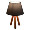 Table lamp PWL-1071 pakoworld Å27 black-walnut D22x32cm 202-000029