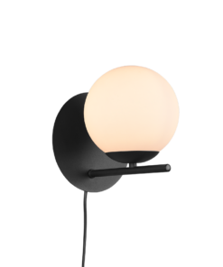 Φωτιστικό Τοίχου Trio Lighting E14 Μαύρο Ματ Μεταλλικό – 202000132