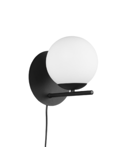 Φωτιστικό Τοίχου Trio Lighting E14 Μαύρο Ματ Μεταλλικό – 202000132