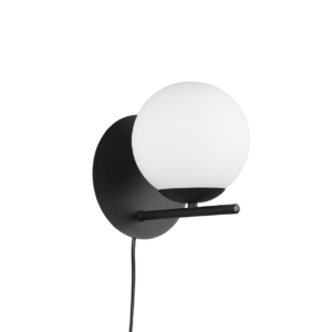 Φωτιστικό Τοίχου Trio Lighting E14 Μαύρο Ματ Μεταλλικό – 202000132