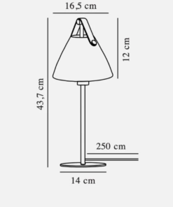 Επιτραπέζιο Φωτιστικό DFTP Strap 16 1xG9 Νίκελ Χρώματος – 2020025001
