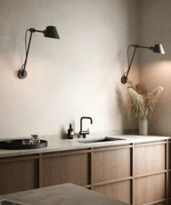 Επιτοίχιο Φωτιστικό DFTP Stay 1xE27 Μαύρου Χρώματος – 2020455003