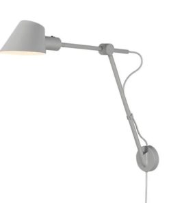 Επιτοίχιο Φωτιστικό DFTP Stay 1xE27 Γκρι Χρώματος – 2020455010