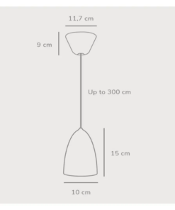 Κρεμαστό Φωτιστικό DFTP Nexus 2.0 Small 1xGU10 Λευκού Χρώματος – 2020563001