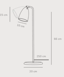 Επιτραπέζιο Φωτιστικό DFTP Nexus 2 1xGU10 Λευκoύ Χρώματος – 2020625001