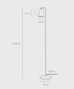 Φωτιστικό Δαπέδου DFTP Nexus 1xGU10 Μαύρου Χρώματος – 2020644003