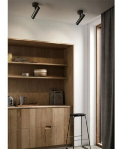 Φωτιστικό Οροφής DFTP Mib 1xGU10 Μαύρου Χρώματος – 2020666003