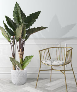 GloboStar® Artificial Garden RAINBOW TARO 20208 Τεχνητό Διακοσμητικό Φυτό Κολοκασία Υ160cm