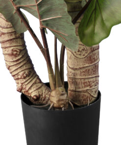 GloboStar® Artificial Garden RAINBOW TARO 20208 Τεχνητό Διακοσμητικό Φυτό Κολοκασία Υ160cm