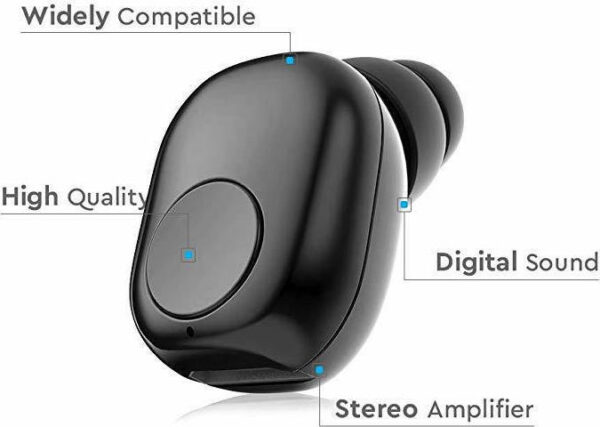 Ακουστικό Bluetooth για κινητά τηλέφωνα μαύρο V-TAC – 7704
