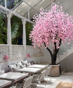 GloboStar® Artificial Garden CHERRY BLOSSOM TREE 20212 Τεχνητό Διακοσμητικό Δέντρο Άνθος Κερασιάς Υ300cm