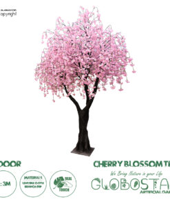 GloboStar® Artificial Garden CHERRY BLOSSOM TREE 20212 Τεχνητό Διακοσμητικό Δέντρο Άνθος Κερασιάς Υ300cm