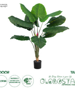 GloboStar® Artificial Garden TARO 20216 Τεχνητό Διακοσμητικό Φυτό Κολοκασία Υ140cm