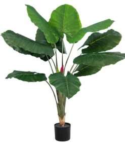 GloboStar® Artificial Garden TARO 20216 Τεχνητό Διακοσμητικό Φυτό Κολοκασία Υ140cm