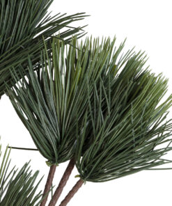 GloboStar® Artificial Garden PINUS MASSONIANA BRANCH 20218 Τεχνητό Διακοσμητικό Κλαδί Πεύκου Π52 x Υ95cm
