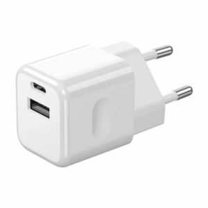 20W Charging Adapter With 1PD + 1 QC Port White V-TAC – 6678