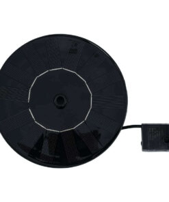 Ηλιακό Αυτόνομο Φωτοβολταϊκό Διακοσμητικό Σιντριβάνι με Μέγιστο Ύψος Νερού 30-60cm – 4 Διαφορετικά Μπέκ Ψεκασμού Αδιάβροχο IP68 Φ16 x Υ7.5cm GloboStar® – 71530GS