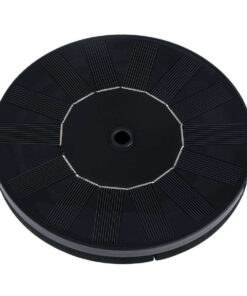 Ηλιακό Αυτόνομο Φωτοβολταϊκό Διακοσμητικό Σιντριβάνι με Μέγιστο Ύψος Νερού 30-60cm – 4 Διαφορετικά Μπέκ Ψεκασμού Αδιάβροχο IP68 Φ16 x Υ7.5cm GloboStar® – 71530GS