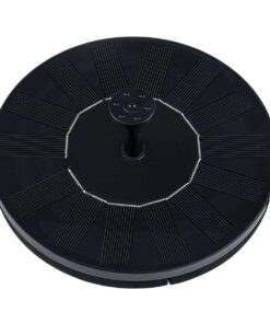 Ηλιακό Αυτόνομο Φωτοβολταϊκό Διακοσμητικό Σιντριβάνι με Μέγιστο Ύψος Νερού 30-60cm – 4 Διαφορετικά Μπέκ Ψεκασμού Αδιάβροχο IP68 Φ16 x Υ7.5cm GloboStar® – 71530GS