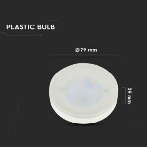 LED Λάμπα GX53 6.4W V-TAC PRO Samsung Chip Φυσικό Λευκό 4000K – 21223