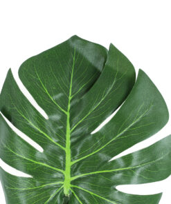 GloboStar® Artificial Garden MONSTERA LEAF 20222 Τεχνητό Διακοσμητικό Φύλο Μονστέρας Π28 x Υ83cm