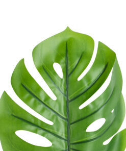 GloboStar® Artificial Garden MONSTERA LEAF 20223 Τεχνητό Διακοσμητικό Φύλο Μονστέρας Π16 x Υ76cm