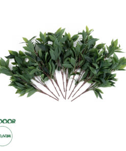 GloboStar® Artificial Garden LAURUS NOBILIS BRANCH 20225 10 x Τεχνητά Διακοσμητικά Κλαδία Δάφνης Π45 x Υ60cm
