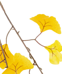 GloboStar® Artificial Garden GINKGO BRANCH 20229 10 x Τεχνητά Διακοσμητικά Κλαδία Γκίγκο Π50 x Υ65cm