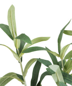 GloboStar® Artificial Garden OLIVE TREE BRANCH 20233 Τεχνητό Διακοσμητικό Κλαδί Ελιάς Π30 x Υ95cm
