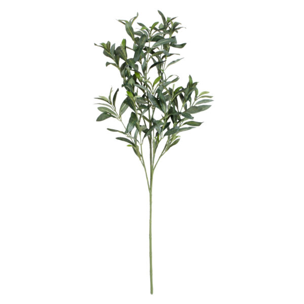 GloboStar® Artificial Garden OLIVE TREE BRANCH 20234 Τεχνητό Διακοσμητικό Κλαδί Ελιάς Π30 x Υ65cm