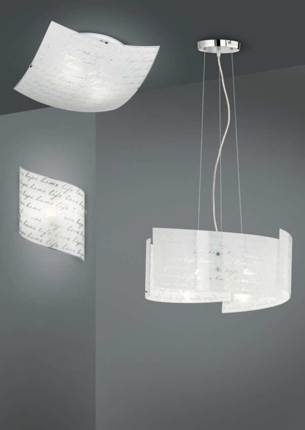 Φωτιστικό Τοίχου Trio Lighting   E27 Λευκό Μεταλλικό    202500101