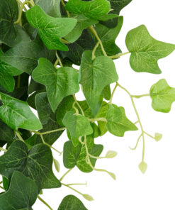 GloboStar® Artificial Garden IVY HANGING BRANCH 20253 Τεχνητό Διακοσμητικό Κρεμαστό Φυτό Κισσός Υ130cm