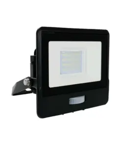 LED Προβολέας με Ανιχνευτή Κίνησης 20W V-TAC PRO Samsung Chip 100° 1510lm Μαύρος IP65 Θερμό 3000K – 20259