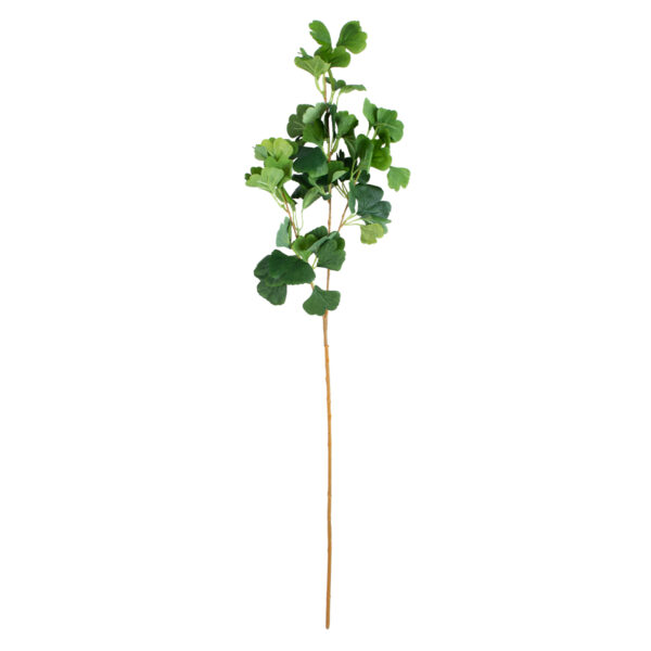 GloboStar® Artificial Garden GINKGO BRANCH 20259 Τεχνητό Διακοσμητικό Κλαδί Γκίγκο Π22 x Υ80cm