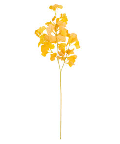 GloboStar® Artificial Garden GINKGO BRANCH 20260 Τεχνητό Διακοσμητικό Κλαδί Γκίγκο Π22 x Υ80cm