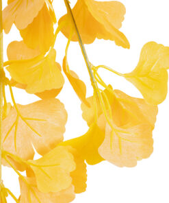 GloboStar® Artificial Garden GINKGO BRANCH 20260 Τεχνητό Διακοσμητικό Κλαδί Γκίγκο Π22 x Υ80cm