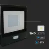 LED Προβολέας με Ανιχνευτή Κίνησης 30W V-TAC PRO Samsung Chip 100° 2340lm Μαύρος IP65 Θερμό 3000K – 20262