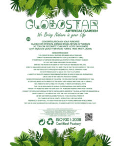 GloboStar® Artificial Garden APPLE BRANCH 20262 Τεχνητό Διακοσμητικό Κλαδί Μηλιάς Π25 x Υ80cm