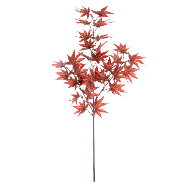 GloboStar® Artificial Garden MAPLE BRANCH 20263 Τεχνητό Διακοσμητικό Κλαδί Σφένδαμου Π25 x Υ90cm