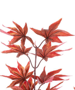 GloboStar® Artificial Garden MAPLE BRANCH 20263 Τεχνητό Διακοσμητικό Κλαδί Σφένδαμου Π25 x Υ90cm