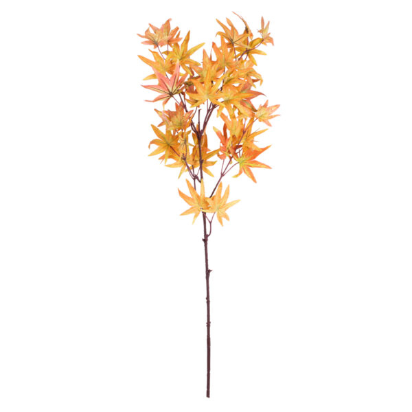 GloboStar® Artificial Garden MAPLE BRANCH 20264 Τεχνητό Διακοσμητικό Κλαδί Σφένδαμου Π25 x Υ90cm