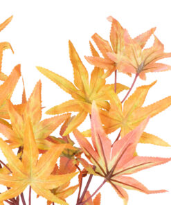 GloboStar® Artificial Garden MAPLE BRANCH 20264 Τεχνητό Διακοσμητικό Κλαδί Σφένδαμου Π25 x Υ90cm