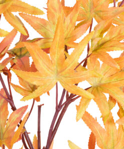 GloboStar® Artificial Garden MAPLE BRANCH 20264 Τεχνητό Διακοσμητικό Κλαδί Σφένδαμου Π25 x Υ90cm