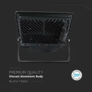 LED Προβολέας με Ανιχνευτή Κίνησης 50W V-TAC PRO Samsung Chip 100° 4000lm Μαύρος IP65 Θερμό 3000K – 20265