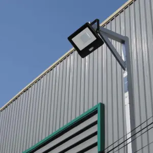 LED Προβολέας με Ανιχνευτή Κίνησης 50W V-TAC PRO Samsung Chip 100° 4000lm Μαύρος IP65 Θερμό 3000K – 20265