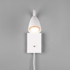 Φωτιστικό Τοίχου Trio Lighting WANDA 1x GU10 Λευκό Ματ Μεταλλικό – 202670131