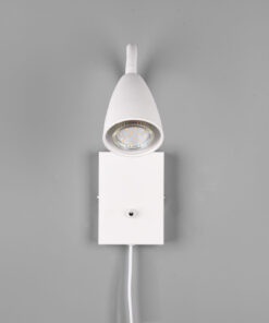 Φωτιστικό Τοίχου Trio Lighting WANDA 1x GU10 Λευκό Ματ Μεταλλικό – 202670131