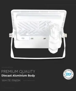 LED Προβολέας με Ανιχνευτή Κίνησης 10W V-TAC PRO Samsung Chip 100° 735lm Λευκός IP65 Θερμό 3000K – 20268