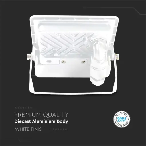 LED Προβολέας με Ανιχνευτή Κίνησης 10W V-TAC PRO Samsung Chip 100° 735lm Λευκός IP65 Θερμό 3000K – 20268